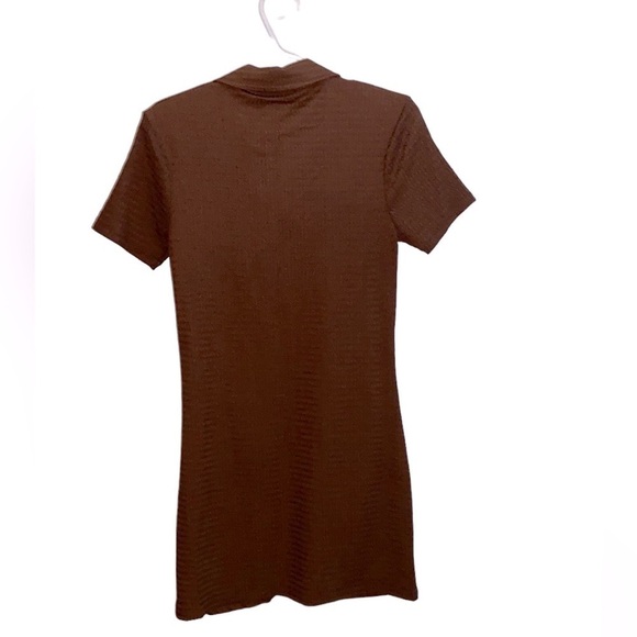 NWT Sanctuary Brown Round Up Dress in size M - Picture 8 of 11